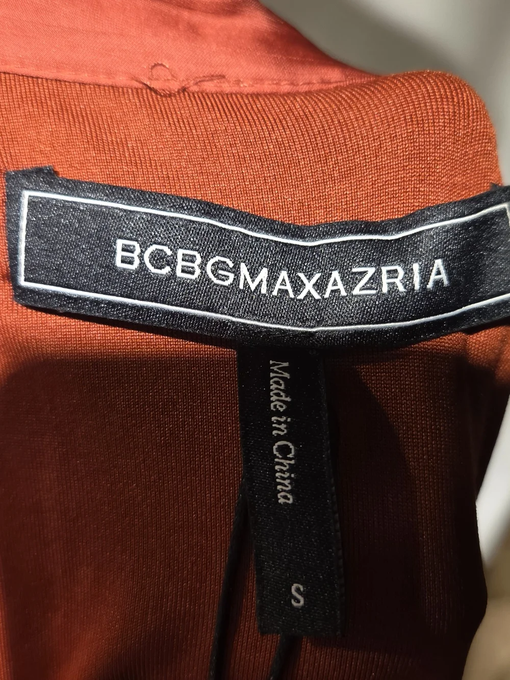 BCBGMaxAzria Tandori Spice Smocked Halter Maxi Dress With Bow Tie Neck Detail - Picture 8 of 9